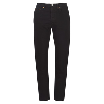 Vêtements Femme Jeans boyfriend Levi's 501 CROP Noir