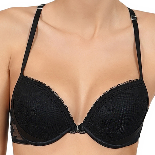 Sous-vêtements Femme Rembourrés Lisca Soutien-gorge push-up Eternity  noir Noir