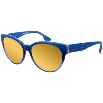 Montres & Bijoux Femme Lunettes de soleil Diesel DL0124-90G Bleu