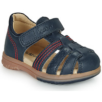 Chaussures Garçon Sandales et Nu-pieds Kickers PLATIBACK Marine