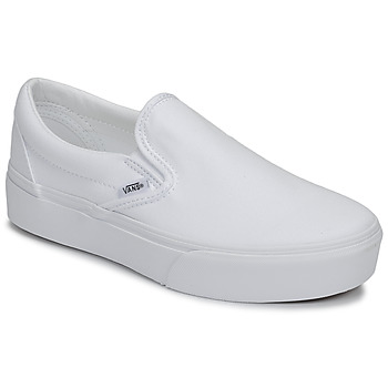 Chaussures Femme Slip ons Vans Classic Slip-On Platform Blanc