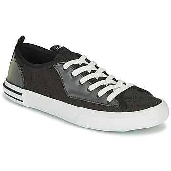 Chaussures Homme Baskets basses Guess NETTUNO LOW Noir / Gris