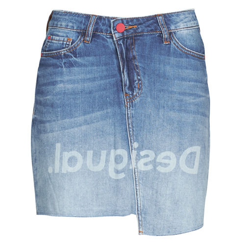 Vêtements Femme Jupes Desigual LOG Bleu