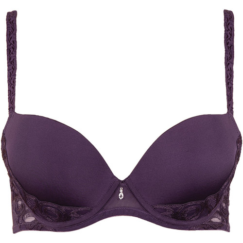 Sous-vêtements Femme Rembourrés Lisca Soutien-gorge push-up Emanuelle  prune Violet