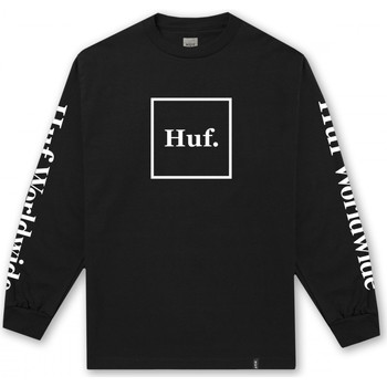 Vêtements Homme T-shirts & Polos Huf T-shirt domestic ls Noir