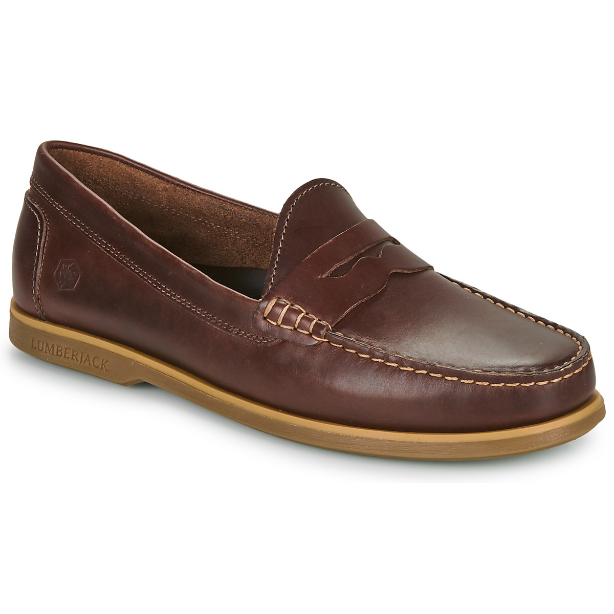 Chaussures Homme Mocassins Lumberjack NAVIGATOR Marron