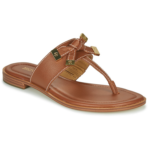 Chaussures Femme Tongs MICHAEL Michael Kors RIPLEY THONG Cognac