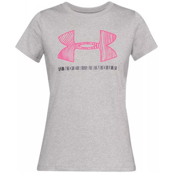 Vêtements Femme T-shirts & Polos Under Armour TECH SSC GRAPHIC Gris