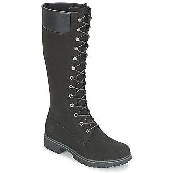 Chaussures Femme Bottes ville Timberland WOMEN'S PREMIUM 14IN WP BOOT Noir Nubuck