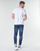 Vêtements Homme Polos manches courtes Yurban ADARA Blanc