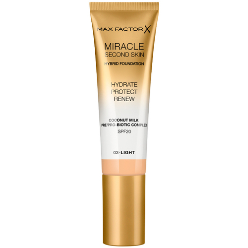 Beauté Fonds de teint & Bases Max Factor Miracle Touch Second Skin Found.spf20 3-light 