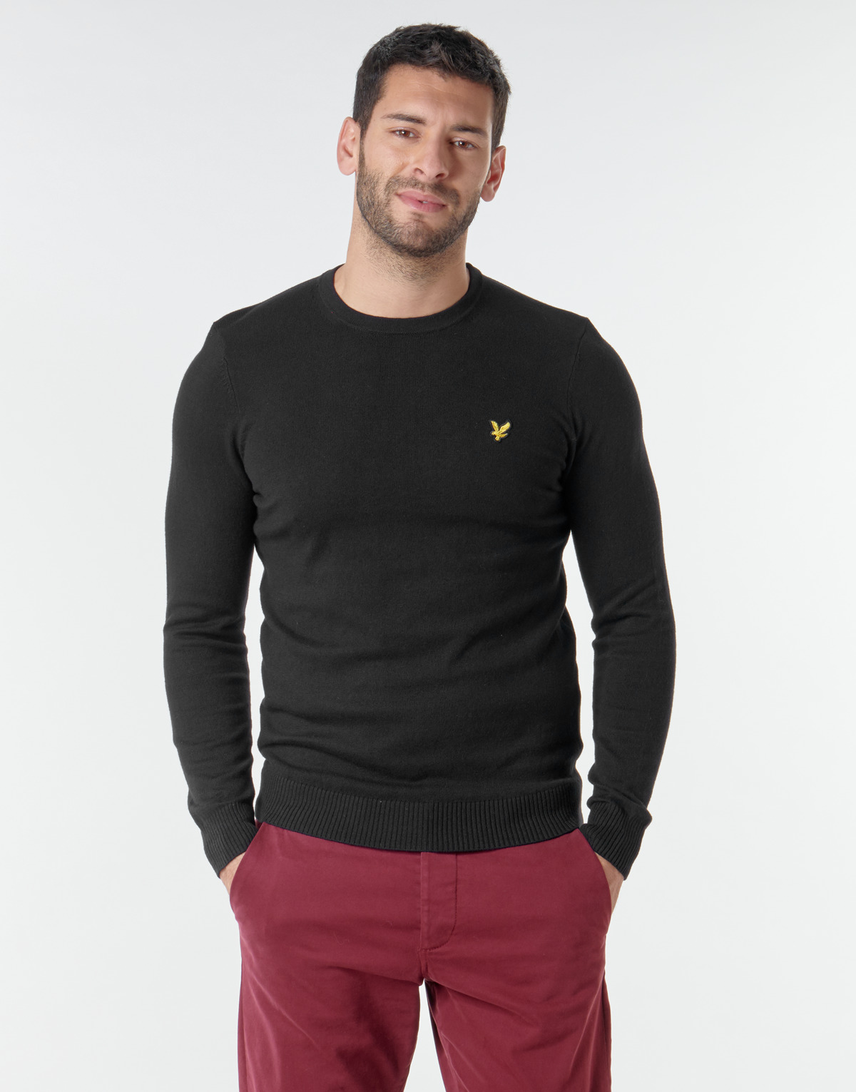 Vêtements Homme Pulls Lyle & Scott KN400VC Noir