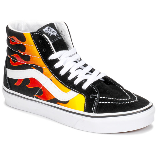 Chaussures Baskets montantes Vans SK8-HI REISSUE Noir / Flame