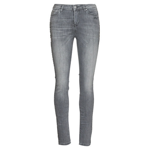 Vêtements Femme Jeans slim Karl Lagerfeld SKINNY DENIMS W/ CHAIN Gris