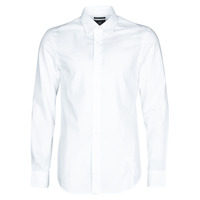 Vêtements Homme Chemises manches longues G-Star Raw DRESSED SUPER SLIM SHIRT LS Blanc