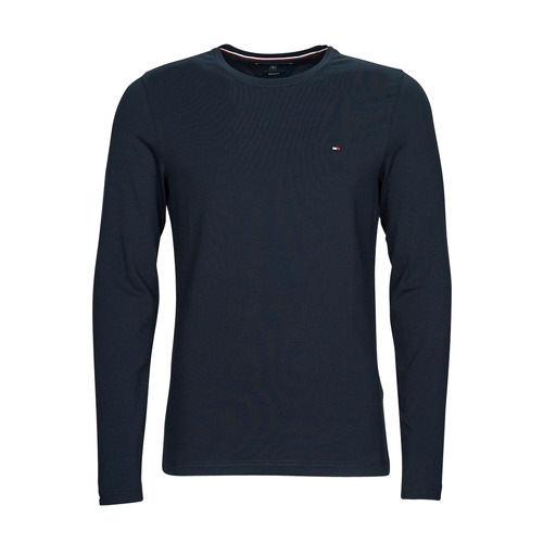 Vêtements Homme T-shirts manches longues Tommy Hilfiger STRETCH SLIM FIT LONG SLEEVE TEE Marine