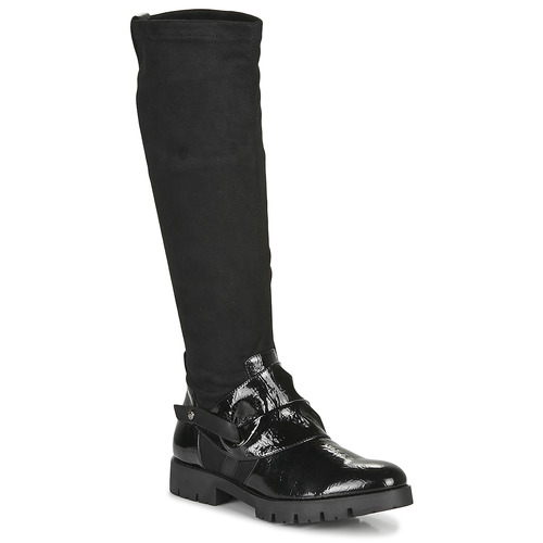 Chaussures Femme Bottes ville Regard CANET V1 VERNIS NOIR Noir