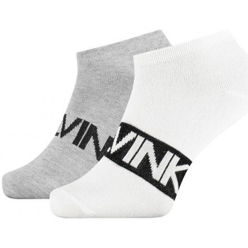 Sous-vêtements Homme Chaussettes Calvin Klein Jeans Socquettes Homme INTENSE POWE Blanc