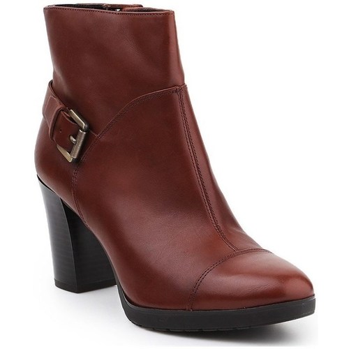 Chaussures Femme Bottines Geox D Raphal Mid A Marron