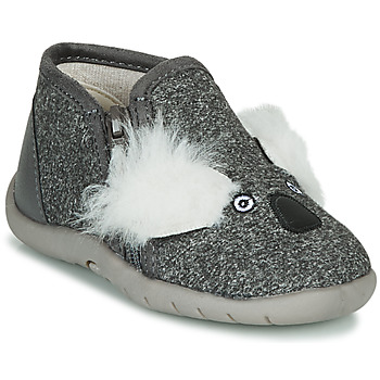 Chaussures Enfant Chaussons Little Mary KOALAZIP Gris