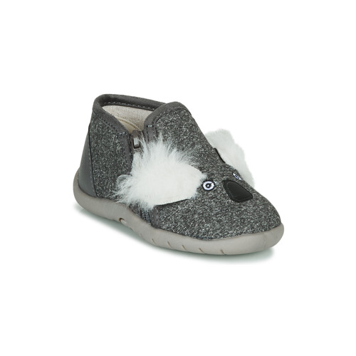 Chaussures Enfant Chaussons Little Mary KOALAZIP Gris