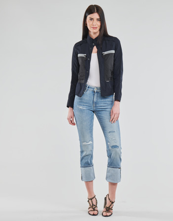 Vêtements Femme Jeans droit G-Star Raw NOXER HIGH STRAIGHT WMN Bleu