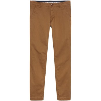 Vêtements Homme Jeans Tommy Jeans Pantalon chino  ref_50359 GWJ Camel Marron