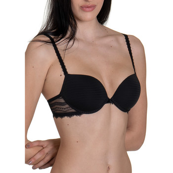 Sous-vêtements Femme Rembourrés Lisca Soutien-gorge push-up Fantasy  Cheek Noir