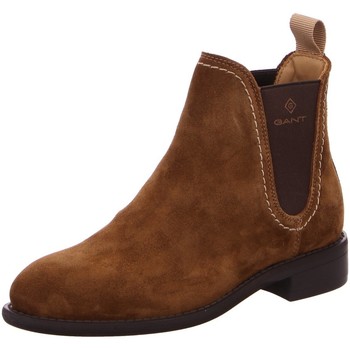 Chaussures Femme Bottes Gant  Marron