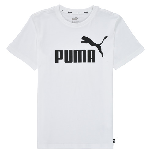 Vêtements Garçon T-shirts manches courtes Puma ESSENTIAL LOGO TEE Blanc