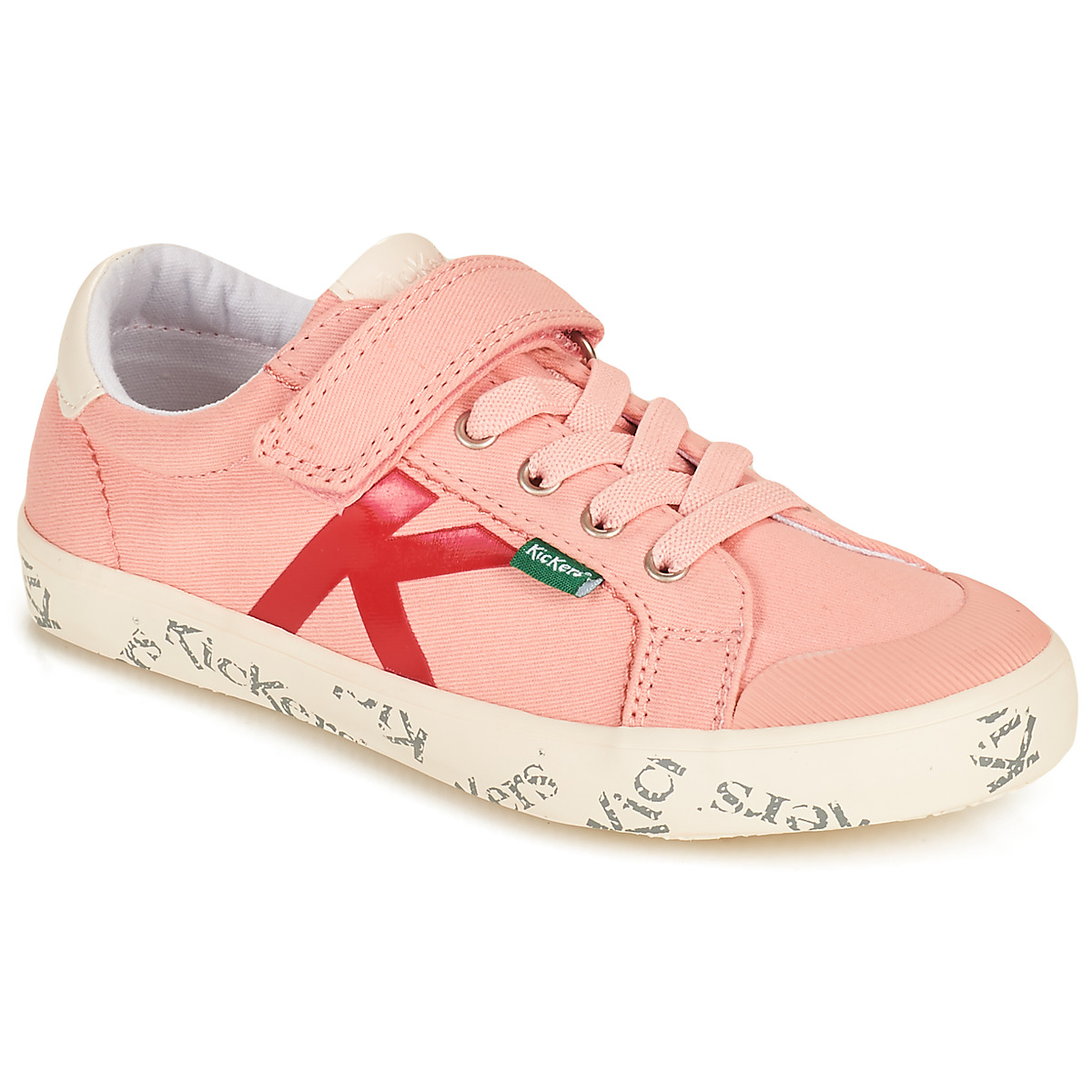 Chaussures Fille Baskets basses Kickers GODY Rose