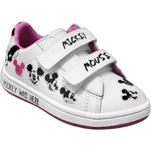 Chaussures Fille Baskets basses Disney Mdk573 Blanc