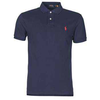 Vêtements Homme Polos manches courtes Polo Ralph Lauren POLO AJUSTE SLIM FIT EN COTON BASIC MESH Marine