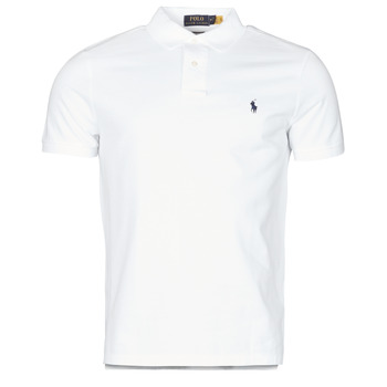 Vêtements Homme Polos manches courtes Polo Ralph Lauren POLO COUPE DROITE EN COTON BASIC MESH Blanc