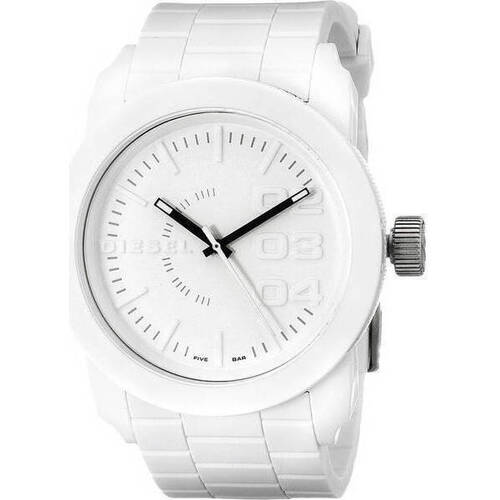 Montres & Bijoux Homme Montre Diesel Montre en silicium Blanc