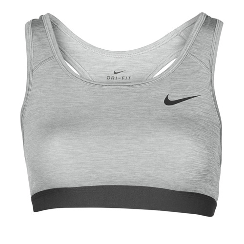 Vêtements Femme Brassières de sport Nike DF SWSH BAND NONPDED BRA Gris / Noir