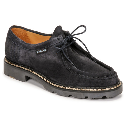 Chaussures Homme Derbies Pellet MACHO VELOURS MARINE