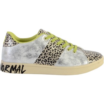 Chaussures Femme Baskets basses Desigual Basket Cosmic Leopard Gris