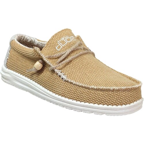 Chaussures Homme Derbies Dude Wally braided Jaune