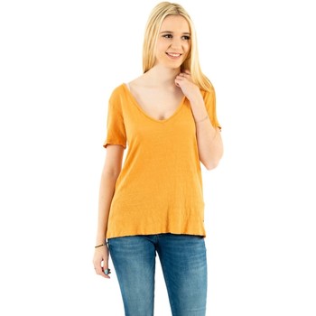 Vêtements Femme T-shirts manches courtes Please t0ay Jaune