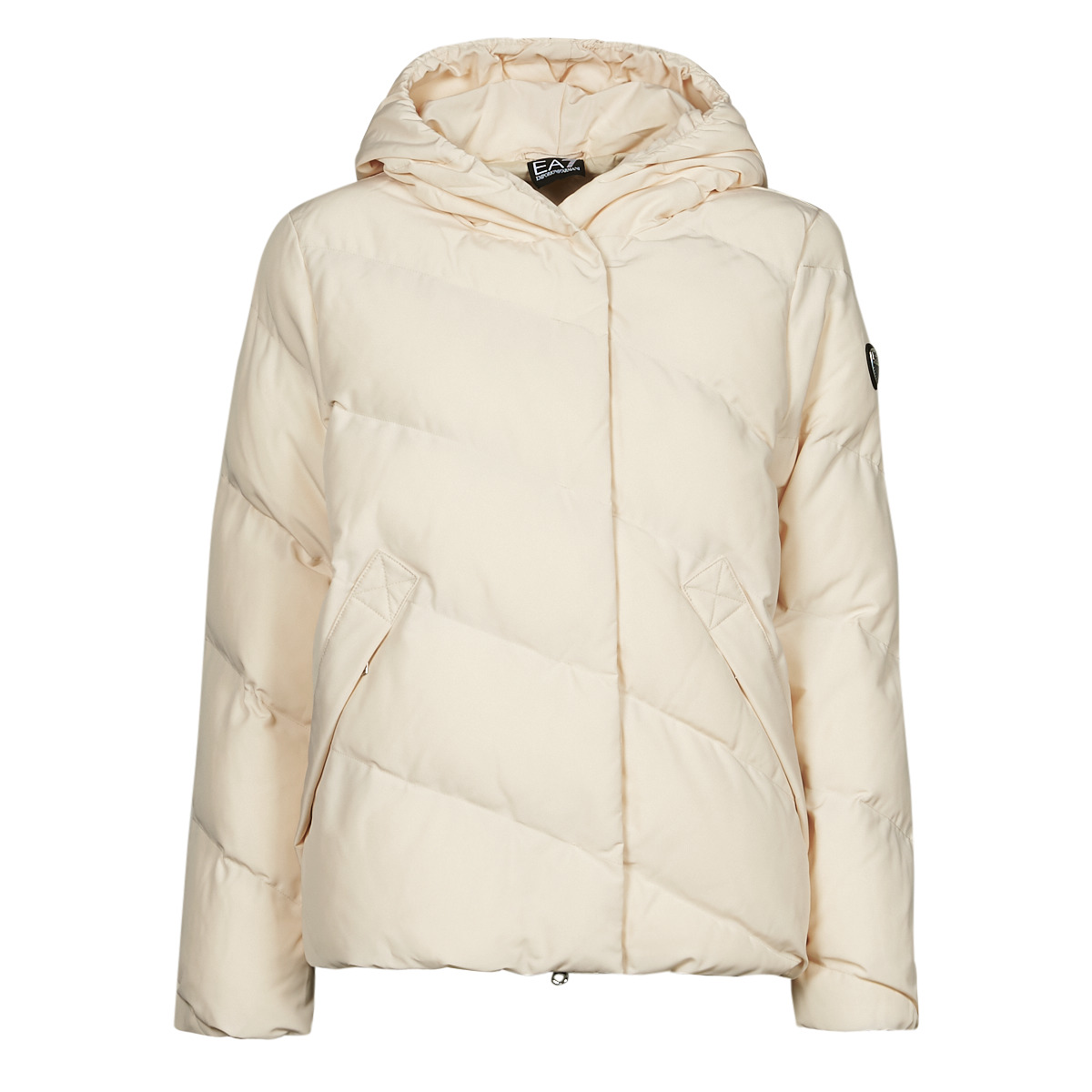 Vêtements Femme Doudounes Emporio Armani EA7 MOUNTAIN W ECO Crème