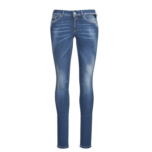 Vêtements Femme Jeans skinny Replay LUZIEN Bleu fonce