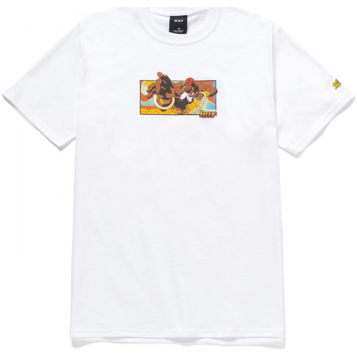 Vêtements Homme T-shirts & Polos Huf T-shirt dhalsim ss Blanc