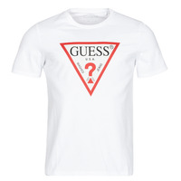 Vêtements Homme T-shirts manches courtes Guess CN SS ORIGINAL LOGO TEE Blanc