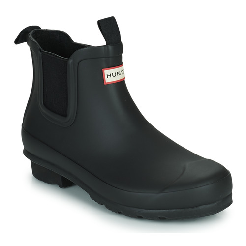 Chaussures Enfant Boots Hunter ORIGINAL KIDS CHELSEA Noir