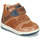 Chaussures Garçon Baskets montantes Geox NEW FLICK Marrron