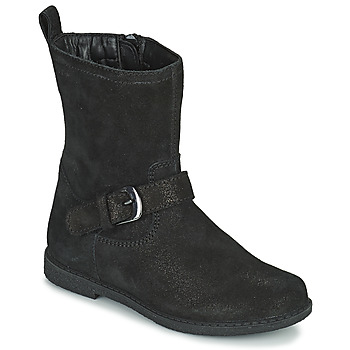 Chaussures Fille Bottes ville Geox SHAWNTEL Noir