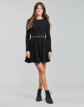 Calvin Klein Jeans LOGO ELASTIC DRESS