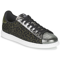 Chaussures Femme Baskets basses Victoria TENIS LEOPARDO Kaki