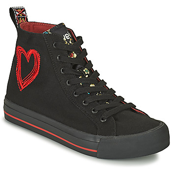 Chaussures Femme Baskets montantes Desigual BETA MILITAR Noir